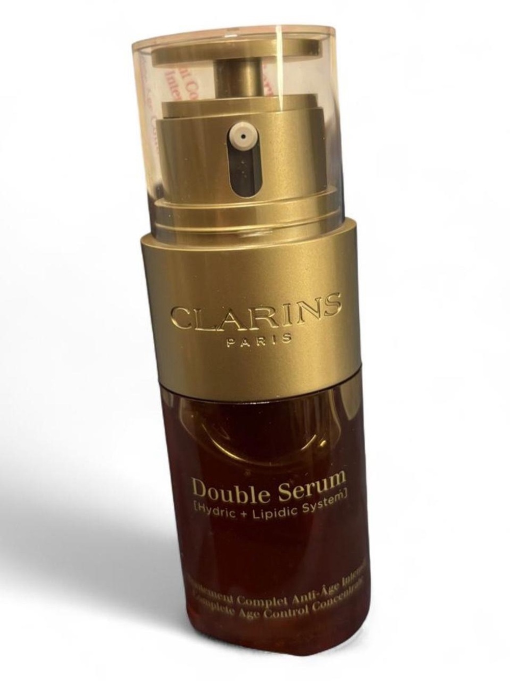 Clarins Double Serum in Gold and Bronze Packaging